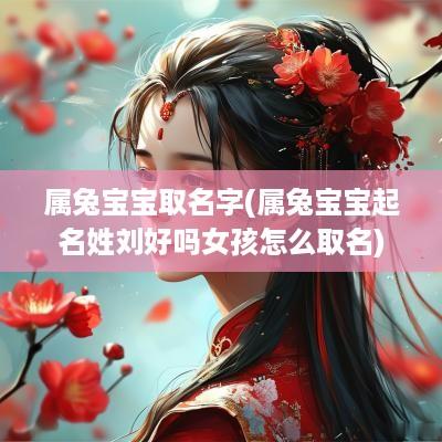 属兔宝宝取名字(属兔宝宝起名姓刘好吗女孩怎么取名)