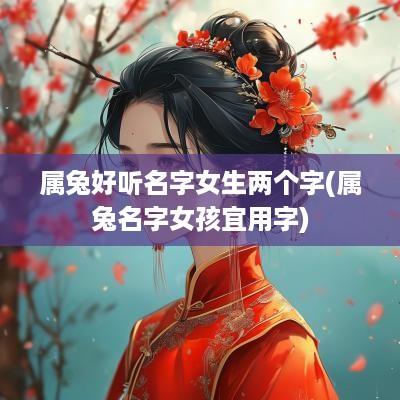 属兔好听名字女生两个字(属兔名字女孩宜用字) 属兔好听名字女生两个字(属兔名字女孩宜用字)