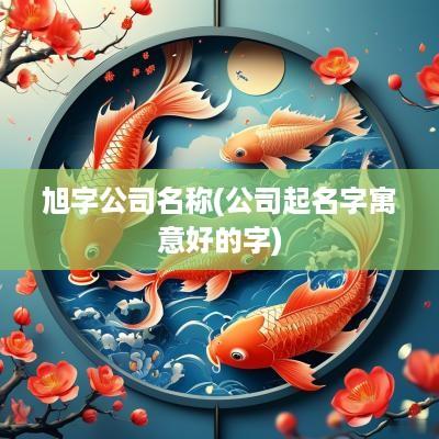 旭字公司名称(公司起名字寓意好的字)