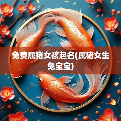 免费属猪女孩起名(属猪女生兔宝宝)
