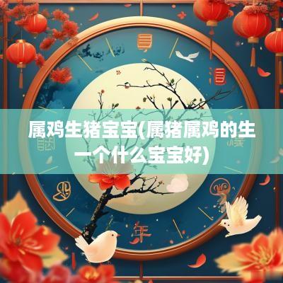 属鸡生猪宝宝(属猪属鸡的生一个什么宝宝好)