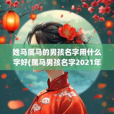 姓马属马的男孩名字用什么字好(属马男孩名字2025年名字大全)