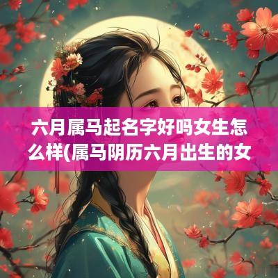 六月属马起名字好吗女生怎么样(属马阴历六月出生的女孩)