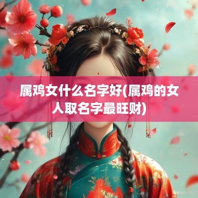 属鸡女什么名字好(属鸡的女人取名字最旺财)