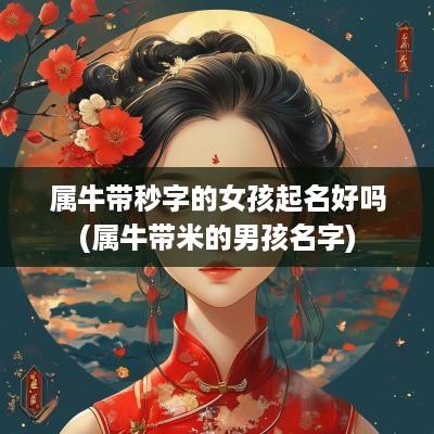属牛带秒字的女孩起名好吗(属牛带米的男孩名字)