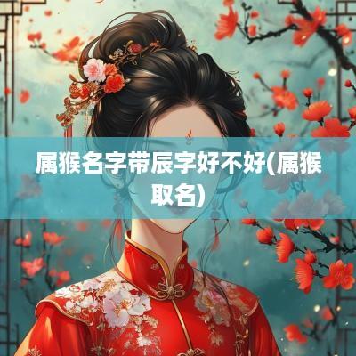 属猴名字带辰字好不好(属猴取名)