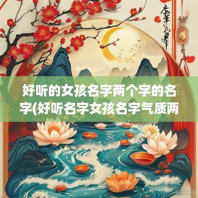好听的女孩名字两个字的名字(好听名字女孩名字气质两个字)