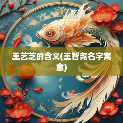 王艺芝的含义(王智尧名字寓意)