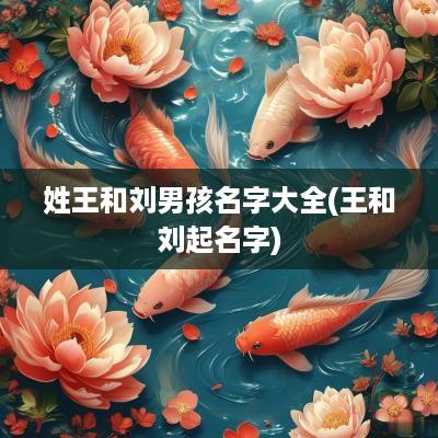 姓王和刘男孩名字大全(王和刘起名字)