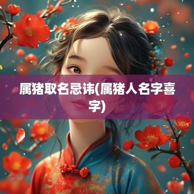 属猪取名忌讳(属猪人名字喜字)