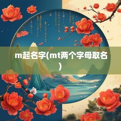 m起名字(mt两个字母取名)