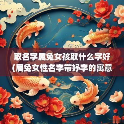 取名字属兔女孩取什么字好(属兔女性名字带妤字的寓意好吗)