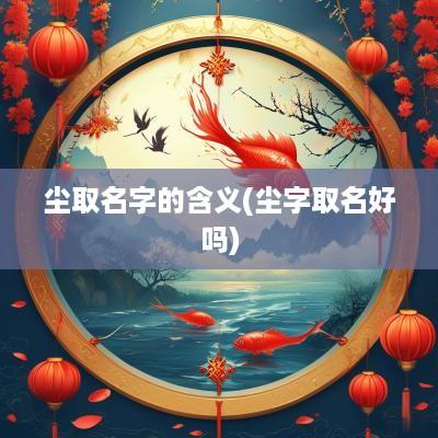 尘取名字的含义(尘字取名好吗)
