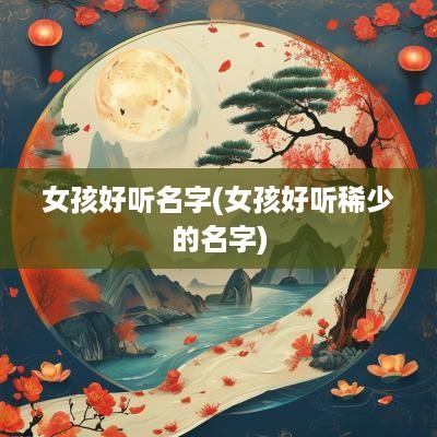 女孩好听名字(女孩好听稀少的名字)
