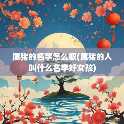 属猪的名字怎么取(属猪的人叫什么名字好女孩)