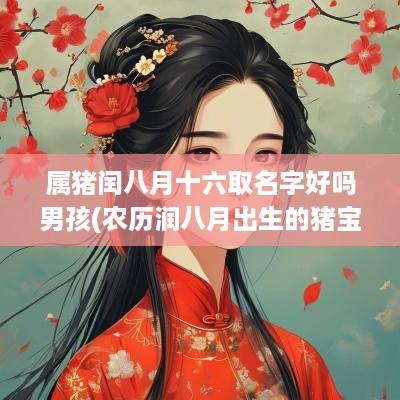 属猪闰八月十六取名字好吗男孩(农历润八月出生的猪宝宝好吗)