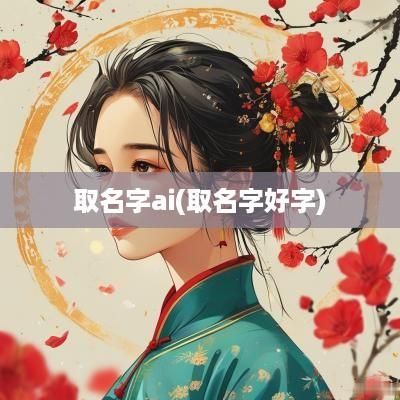 取名字ai(取名字好字)