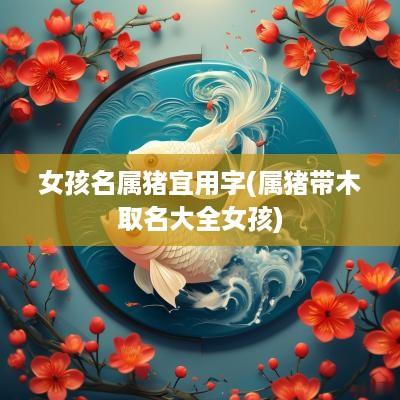 女孩名属猪宜用字(属猪带木取名大全女孩)