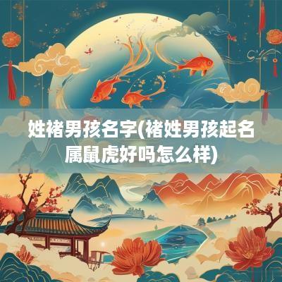姓褚男孩名字(褚姓男孩起名属鼠虎好吗怎么样)