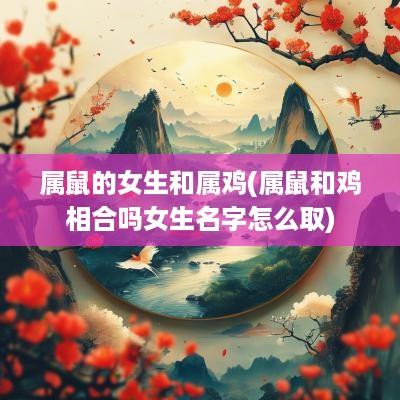 属鼠的女生和属鸡(属鼠和鸡相合吗女生名字怎么取)