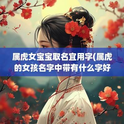 属虎女宝宝取名宜用字(属虎的女孩名字中带有什么字好)