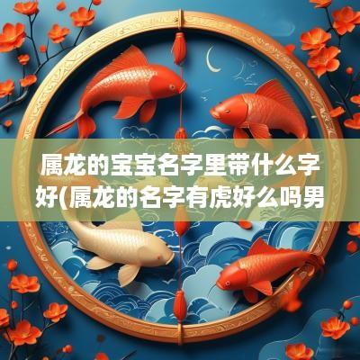 属龙的宝宝名字里带什么字好(属龙的名字有虎好么吗男孩怎么取)