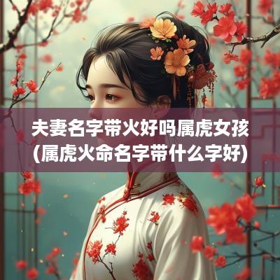 夫妻名字带火好吗属虎女孩(属虎火命名字带什么字好)