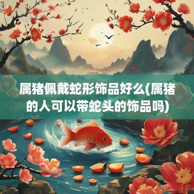 属猪佩戴蛇形饰品好么(属猪的人可以带蛇头的饰品吗)