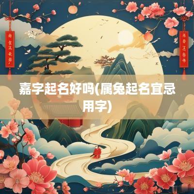 嘉字起名好吗(属兔起名宜忌用字)