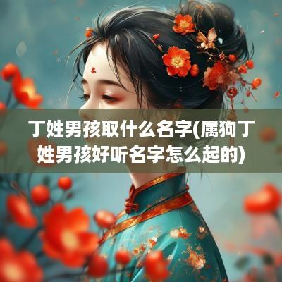 丁姓男孩取什么名字(属狗丁姓男孩好听名字怎么起的)