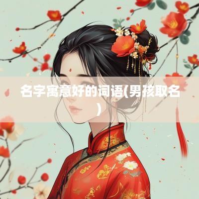 名字寓意好的词语(男孩取名)
