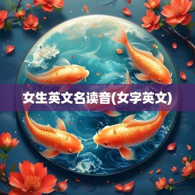 女生英文名读音(女字英文)