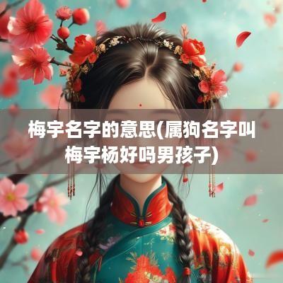 梅宇名字的意思(属狗名字叫梅宇杨好吗男孩子)