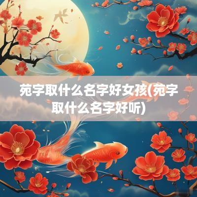 苑字取什么名字好女孩(苑字取什么名字好听)