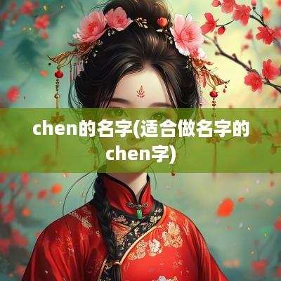 chen的名字(适合做名字的chen字)