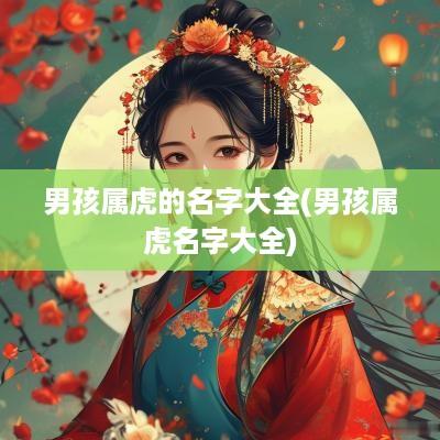 男孩属虎的名字大全(男孩属虎名字大全)