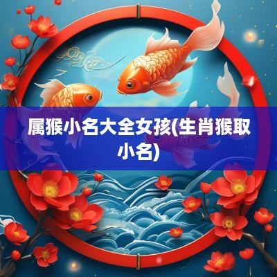 属猴小名大全女孩(生肖猴取小名)
