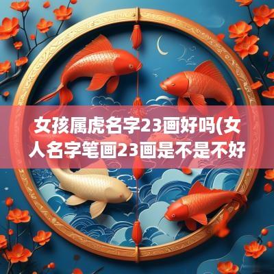 女孩属虎名字23画好吗(女人名字笔画23画是不是不好)