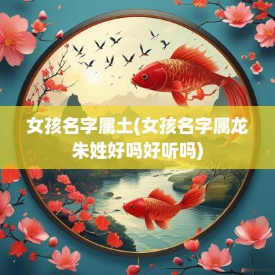 女孩名字属土(女孩名字属龙朱姓好吗好听吗)