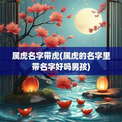 属虎名字带虎(属虎的名字里带名字好吗男孩)