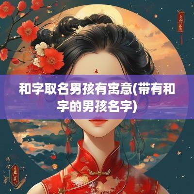 和字取名男孩有寓意(带有和字的男孩名字)