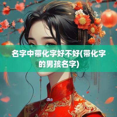 名字中带化字好不好(带化字的男孩名字)