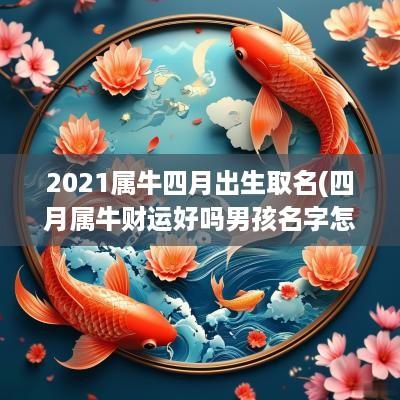 2025属牛四月出生取名(四月属牛财运好吗男孩名字怎么取)