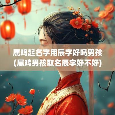 属鸡起名字用辰字好吗男孩(属鸡男孩取名辰字好不好)