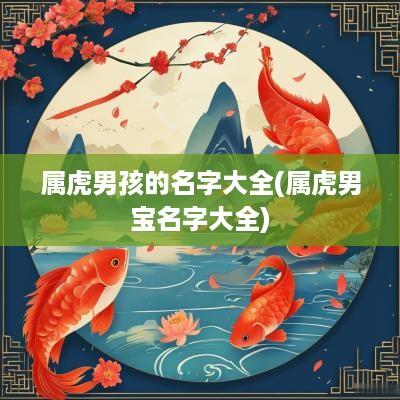 属虎男孩的名字大全(属虎男宝名字大全)