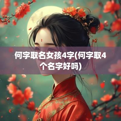 何字取名女孩4字(何字取4个名字好吗)