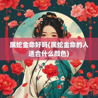 属蛇金命好吗(属蛇金命的人适合什么颜色)