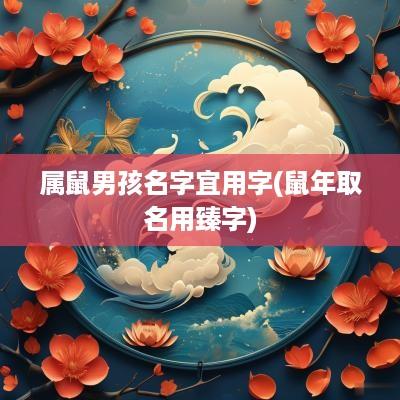 属鼠男孩名字宜用字(蛇年取名用臻字)