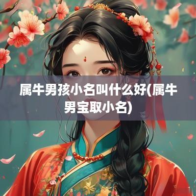 属牛男孩小名叫什么好(属牛男宝取小名)