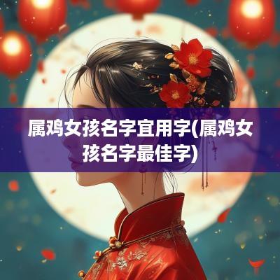 属鸡女孩名字宜用字(属鸡女孩名字最佳字)